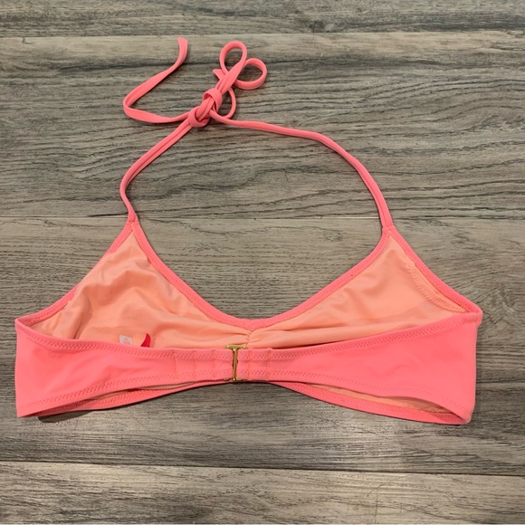 Victoria Secret Peach Swim Swim Tie Top Womens Small S - Picture 2 of 8